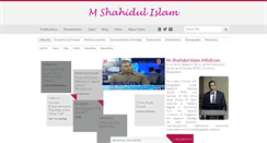 Desktop Screenshot of mshahidulislam.com